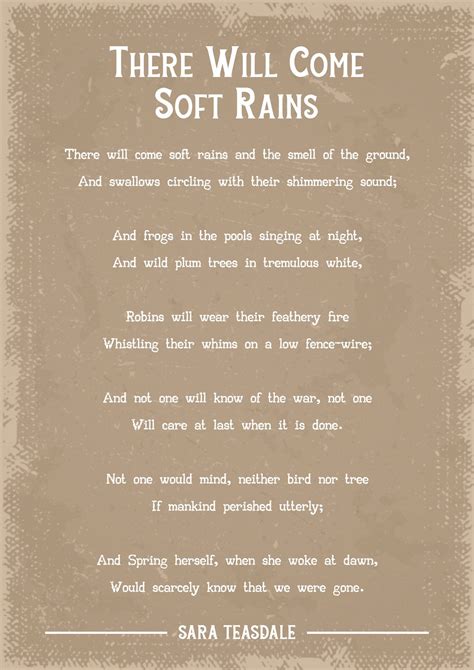 There Will Come Soft Rains Flashcards 